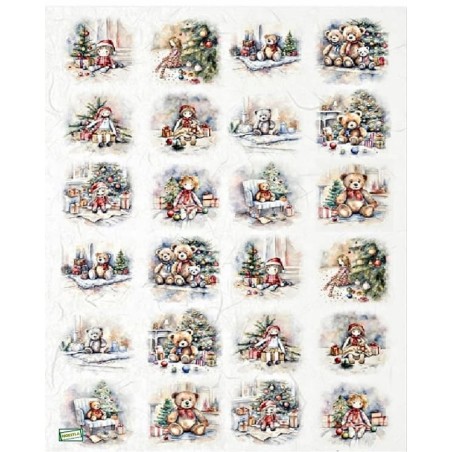 1 papier de riz Oursons -R2449