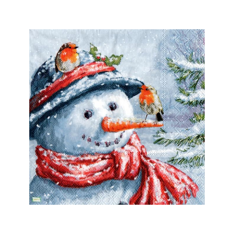 serviette Bonhomme de Neige-37