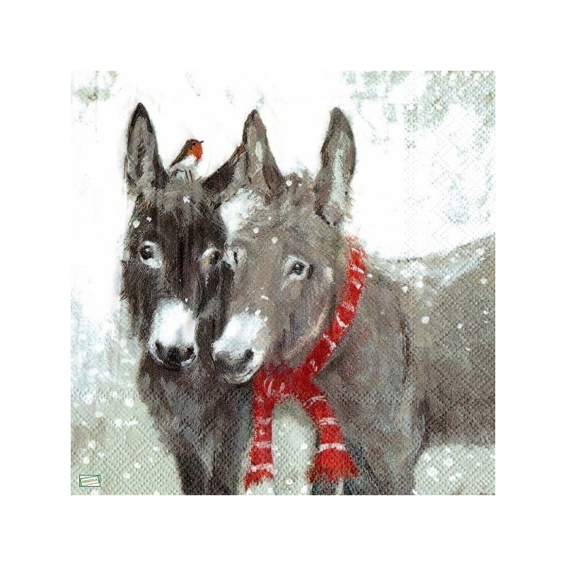 1serviette papier Les ânes-79