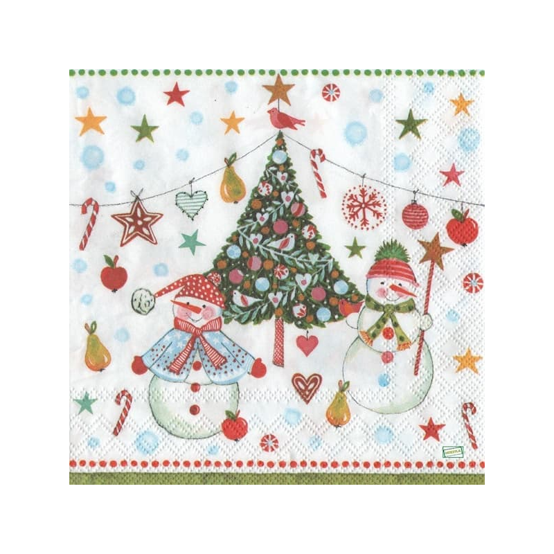 serviette Bonhomme de Neige-38