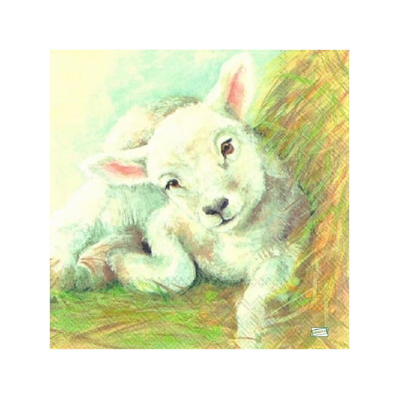 1serviette papier L' agneau-63
