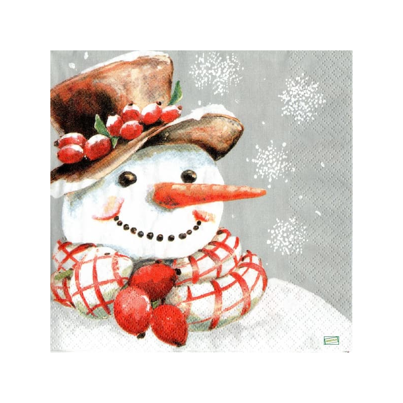 serviette Bonhomme de Neige-40