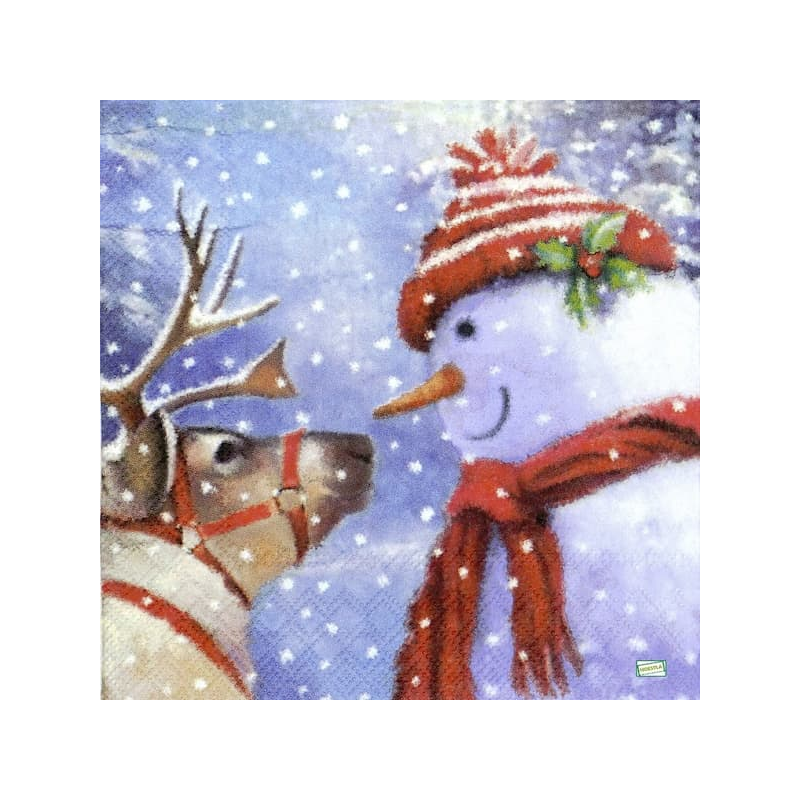 serviette Bonhomme de Neige-42