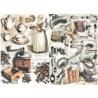 1GRAND papier découpage Café-D408M
