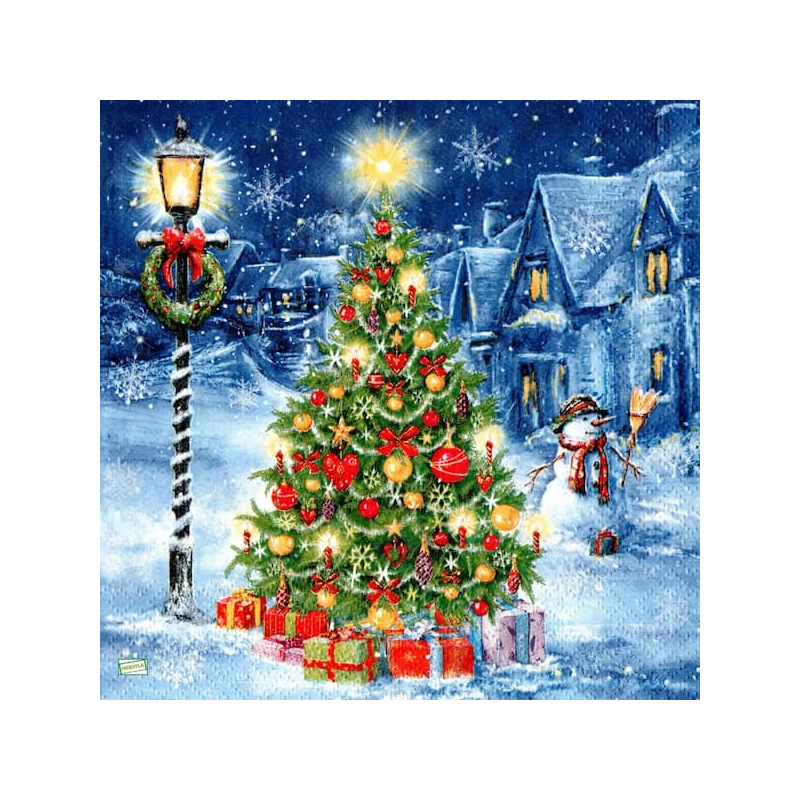 serviette Bonhomme de Neige-43