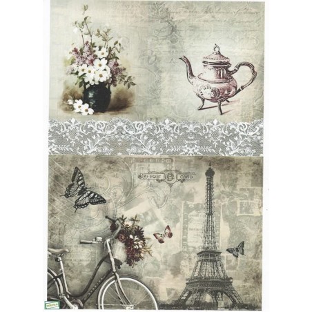 GRAND papier découpage Cuisine-D521M