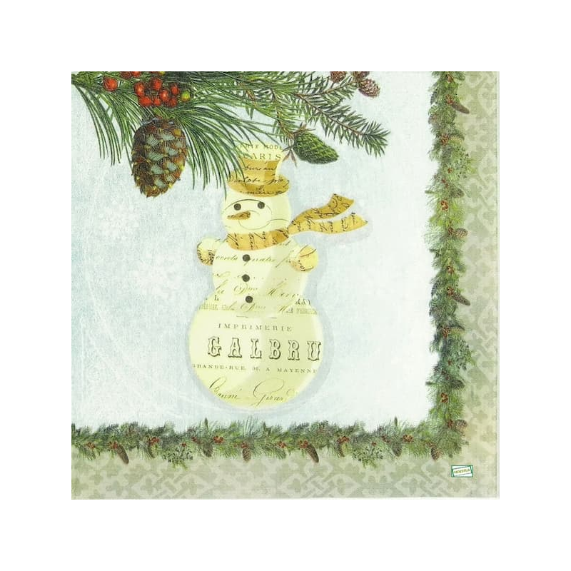 serviette Bonhomme de Neige-45