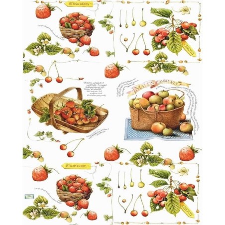 1papier découpage Fraises-VE18