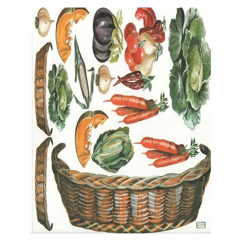 1papier découpage Légumes-X14