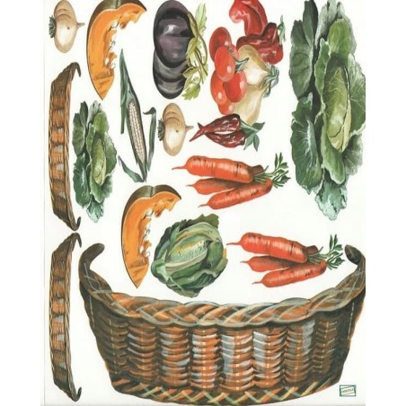 1papier découpage Légumes-X14