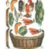1papier découpage Légumes-X14