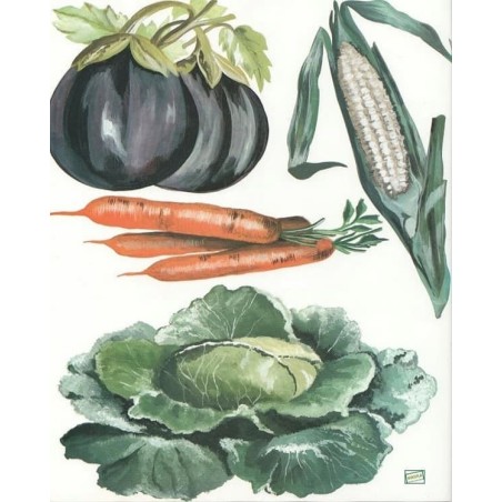 1papier découpage Légumes-X15