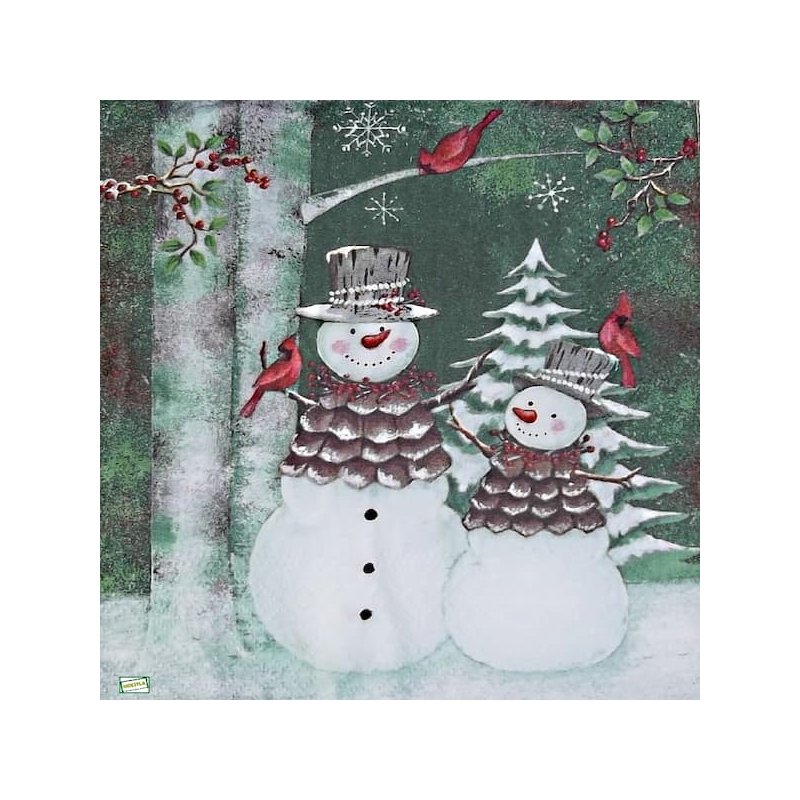serviette Bonhomme de Neige-47