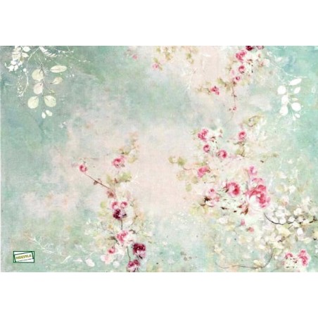 1 papier riz Fleurs-R1669