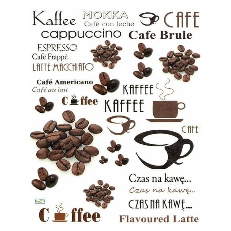 1 papier riz Le Café -R143