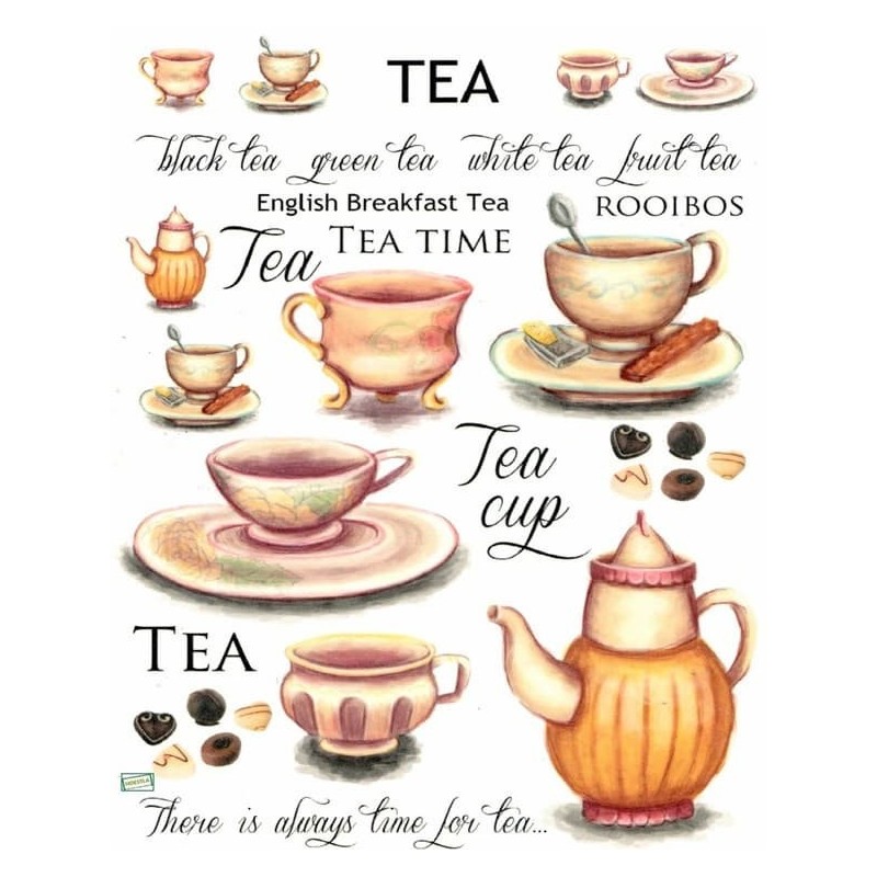 1 papier riz Le Thé -R412