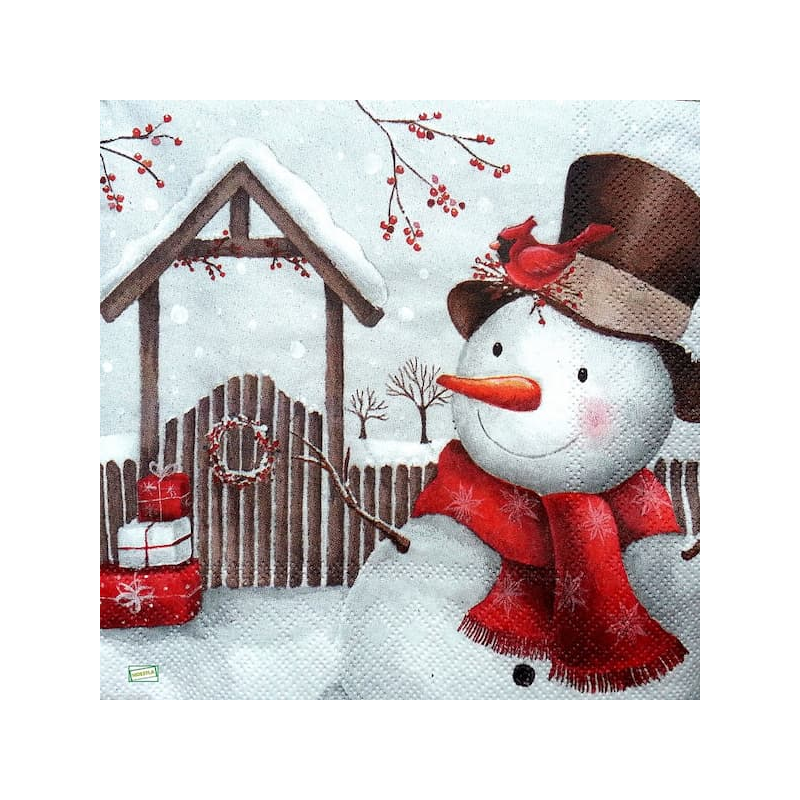 serviette Bonhomme de Neige-49