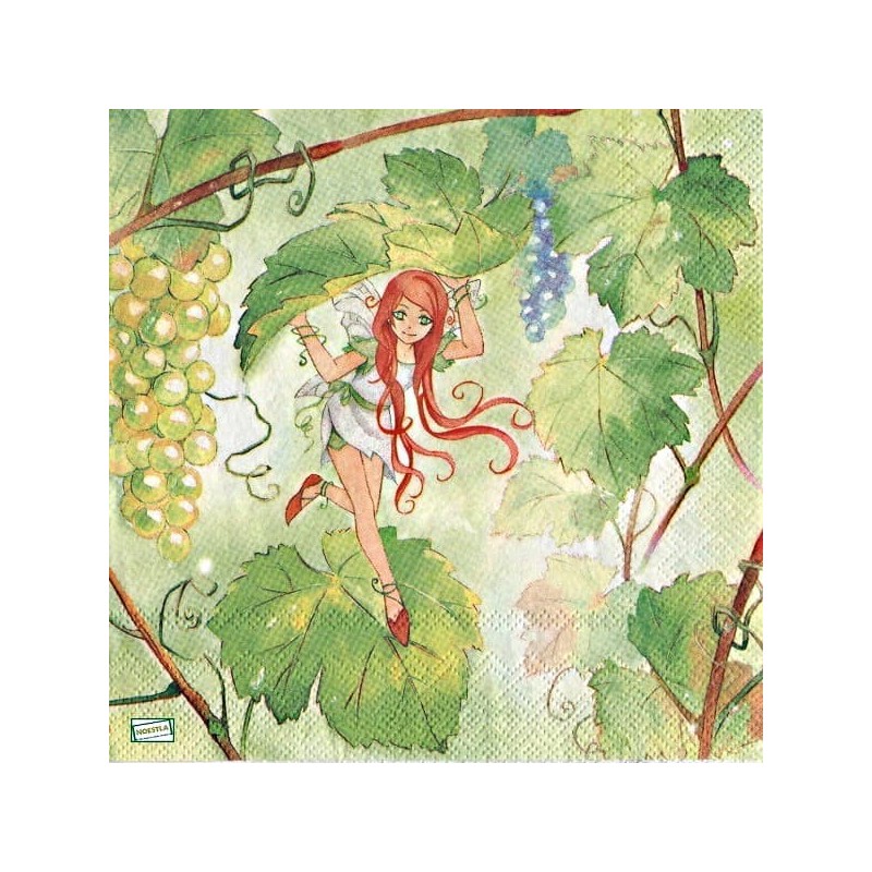 1serviette papier Les Fées-14