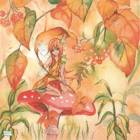 1serviette papier Les Fées-15
