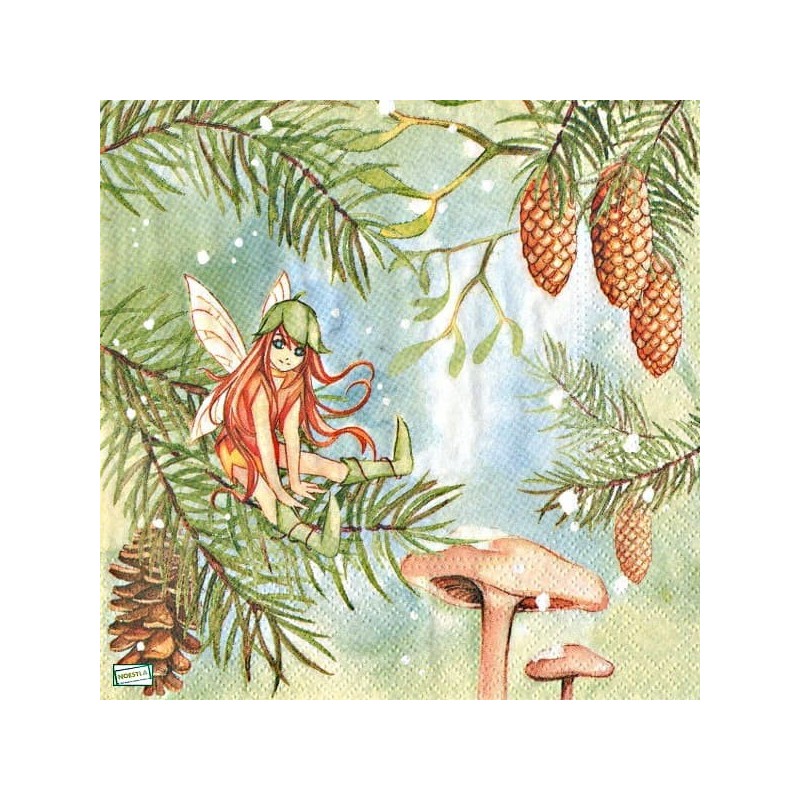 1serviette papier Les Fées-16