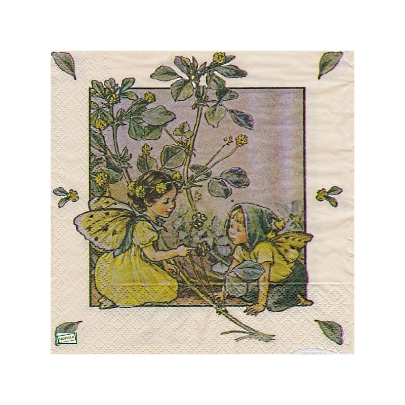 1serviette papier Les Fées-30
