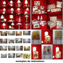 GRAND plateau Mer serviettage