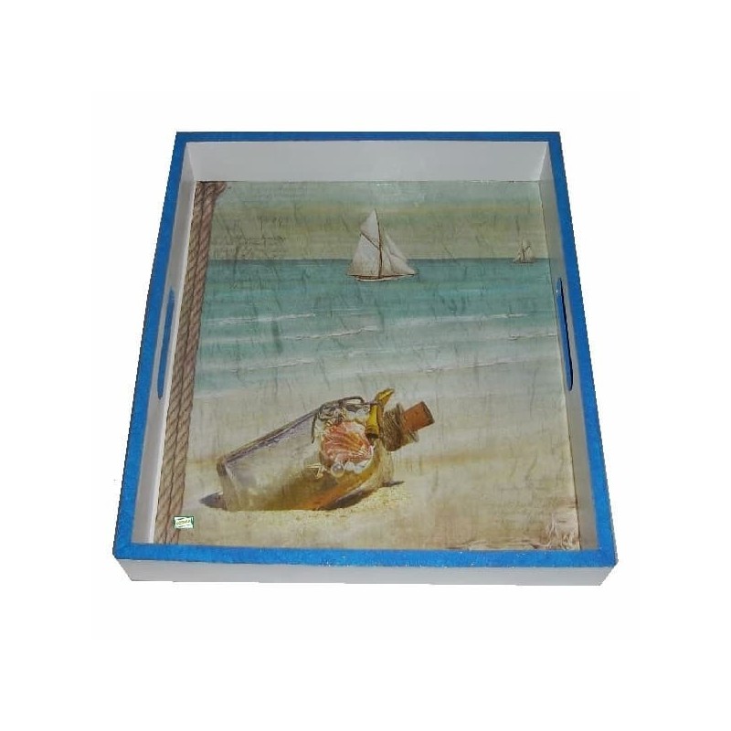 GRAND plateau Mer serviettage