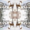 1 serviette Animaux bois -28