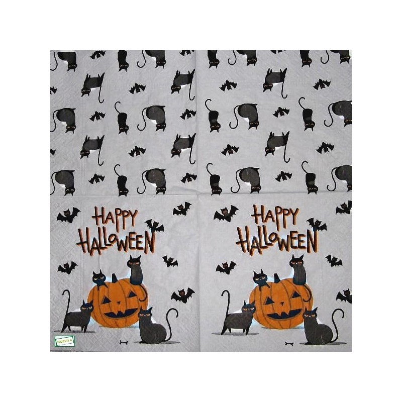 1 serviette Halloween -23