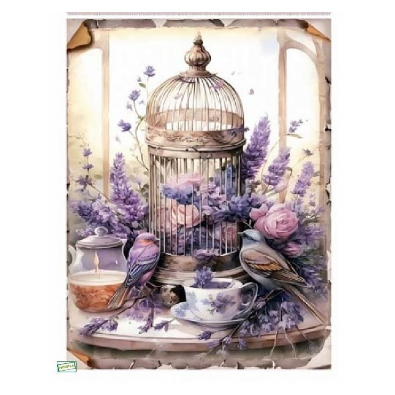 1 papier riz Oiseaux-KOD18454