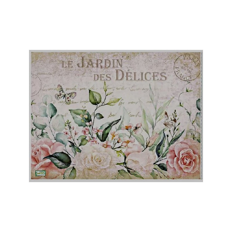 1papier riz Les Roses-PAAD151