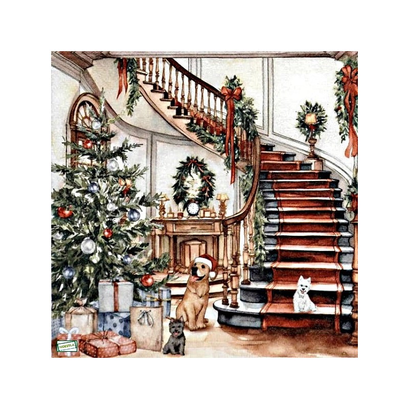 1 serviette papier Noêl - 38