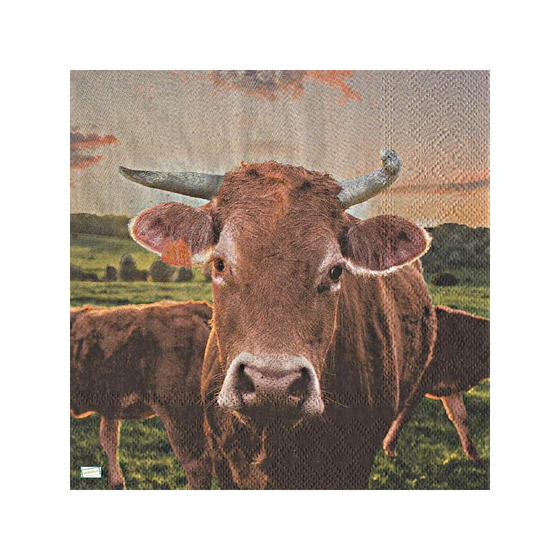 1serviette papier La Vache-64