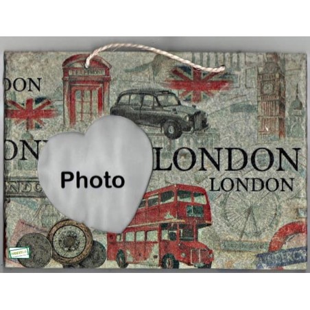 plaque photo ardoise Londres serviettage