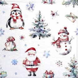 1 serviette papier Noêl - 68