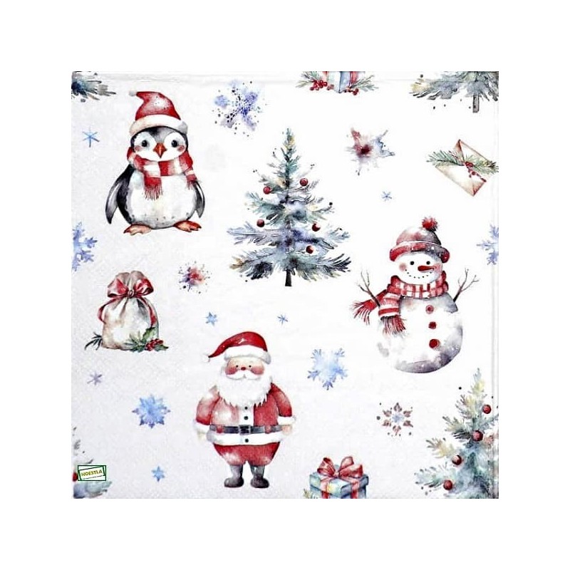 1 serviette papier Noêl - 68