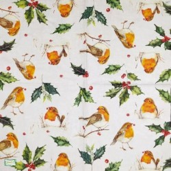 1serviette papier Moineaux-103