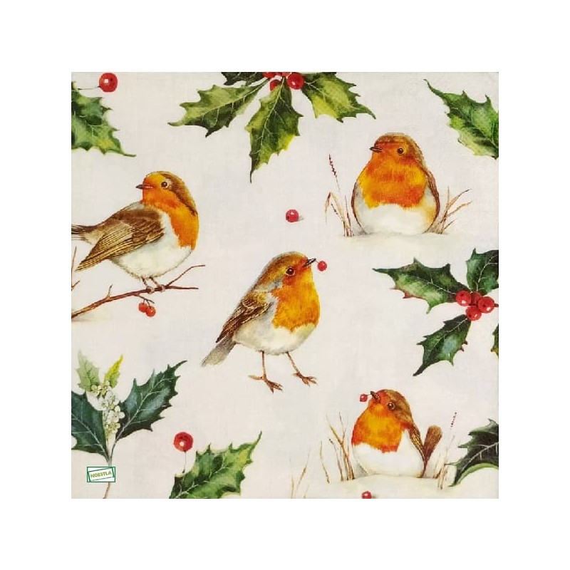 1serviette papier Moineaux-103