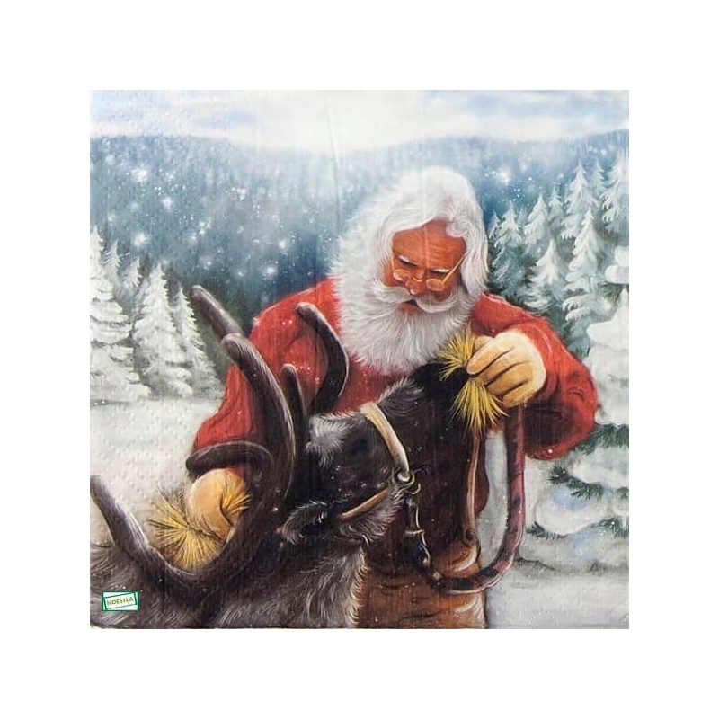 Scène enneigée,Paysage hivernal,Décor de neige,Tableau d'hiver,Horizons enneigés,la neige,découpage,collage,serviettage,flocons