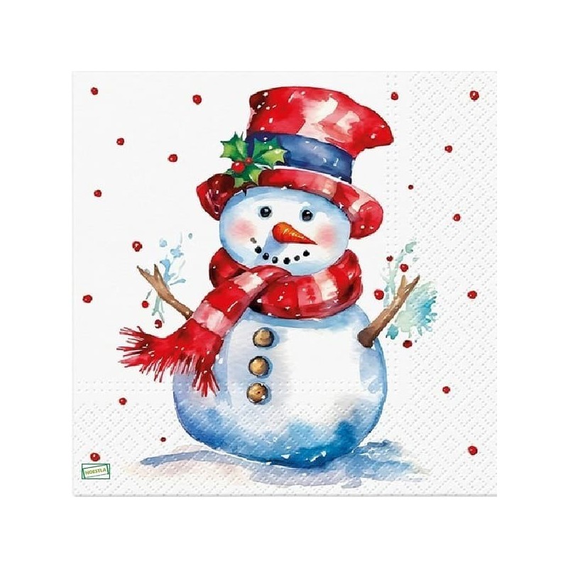 serviette Bonhomme de Neige-29