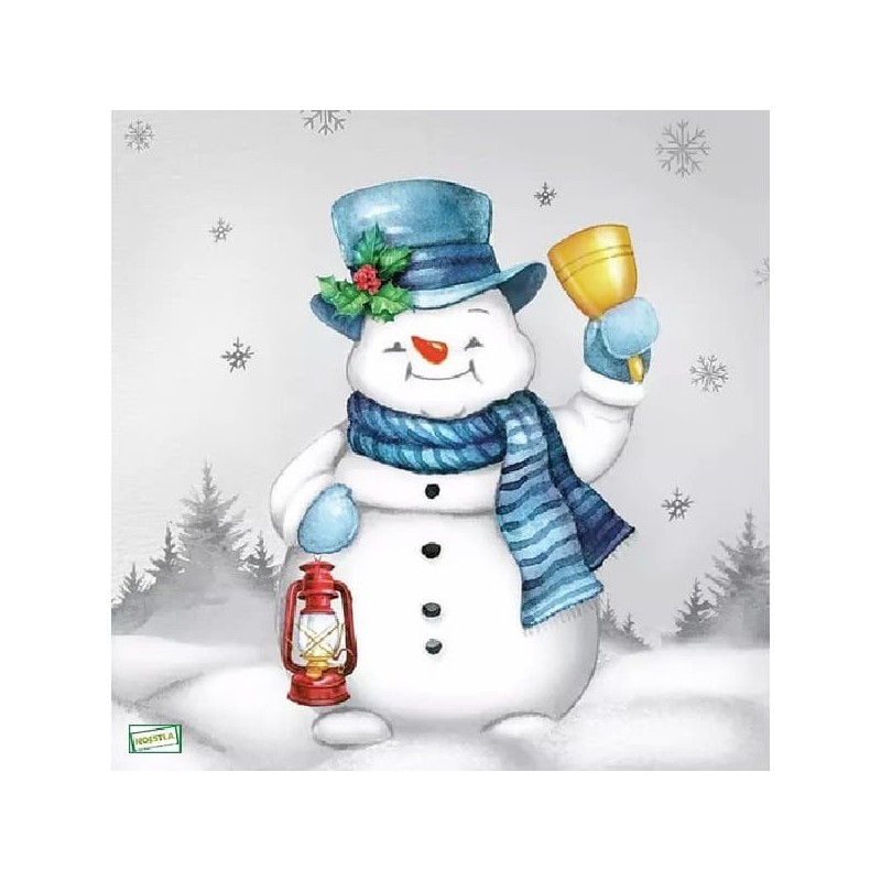 serviette Bonhomme de Neige-85