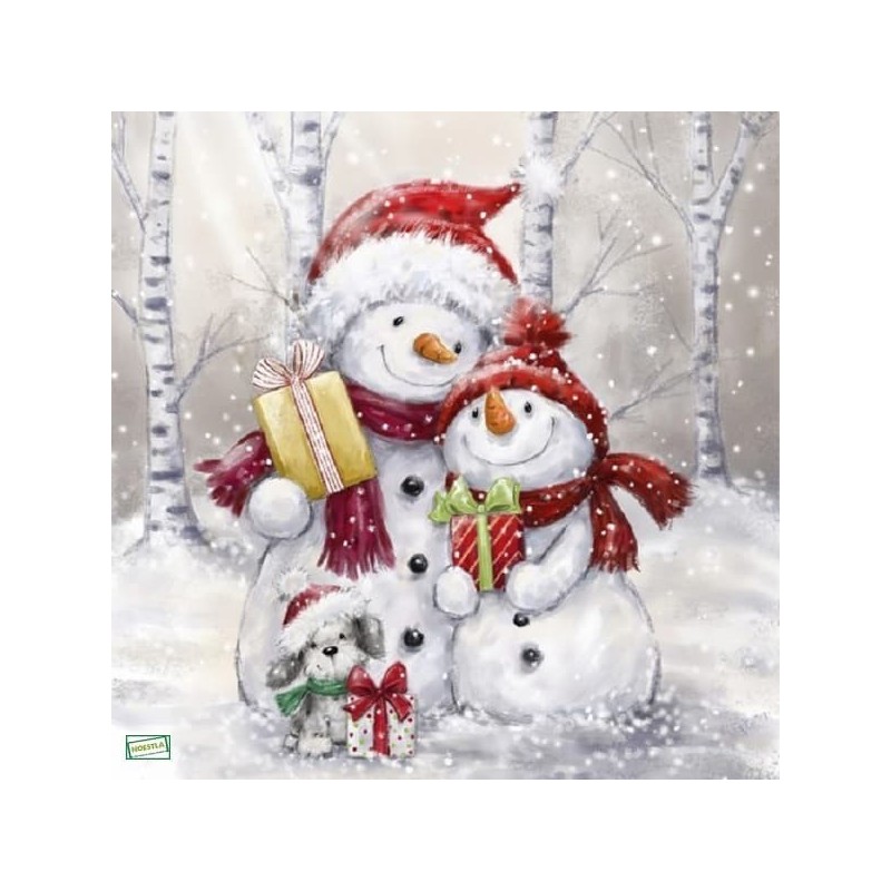 serviette Bonhomme de Neige-87