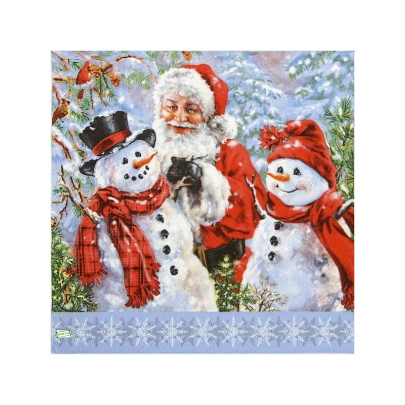 serviette Bonhomme de Neige-75