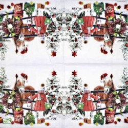 1 serviette papier Noêl -105