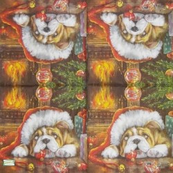 1serviette papier Chien-73
