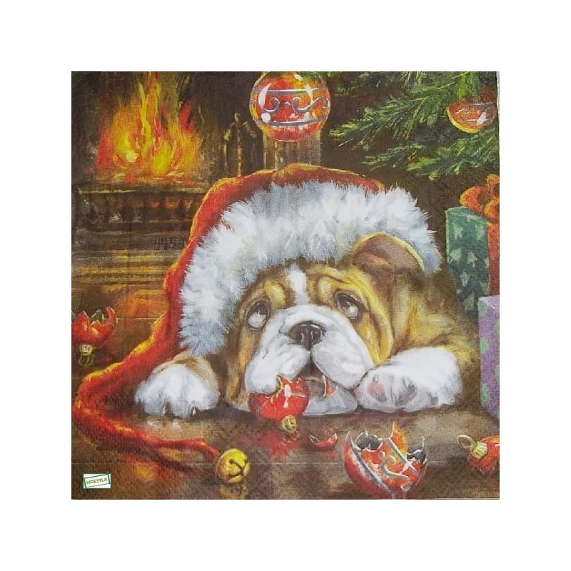 1serviette papier Chien-73