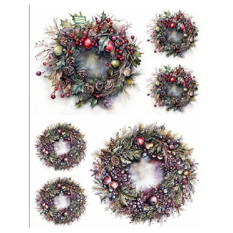 1papier riz Noêl-R1129L