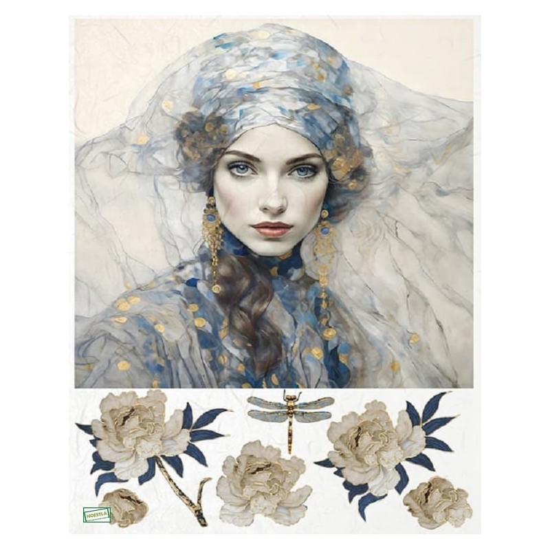 1papier riz Personnages-R1246L