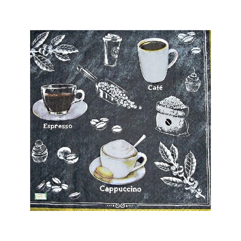 1 serviette Cappuccino -124