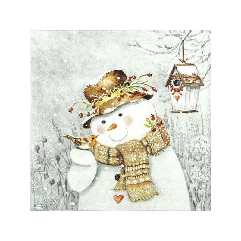 serviette Bonhomme de Neige-78